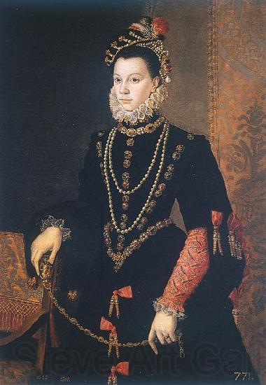 Juan Pantoja de la Cruz third wife of Philip II France oil painting art